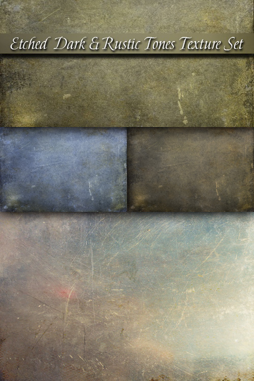 Etched Dark and Rustic Tones Texture Set Etched Dark and Rustic Tones Texture Set