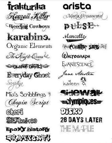 100 Top HipHop Fonts 100 Top HipHop Fonts