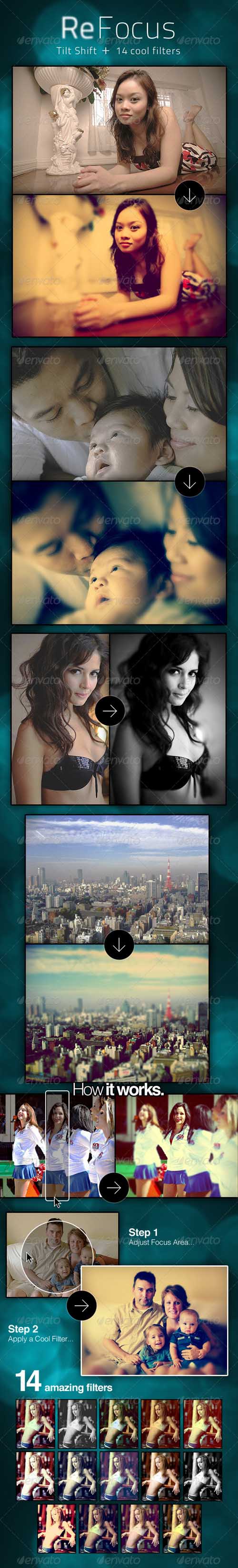 ReFocus - Tilt Shift + 14 Photo Filters ReFocus - Tilt Shift + 14 Photo Filters