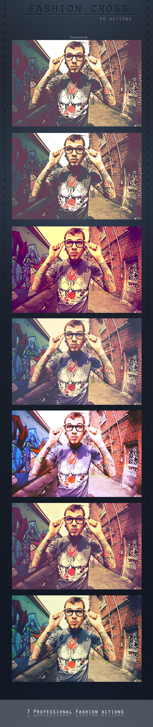 Action for Photoshop - Fashion Cross Pack Action for Photoshop - Fashion Cross Pack