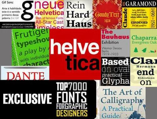 Top 7000 Fonts for Designer