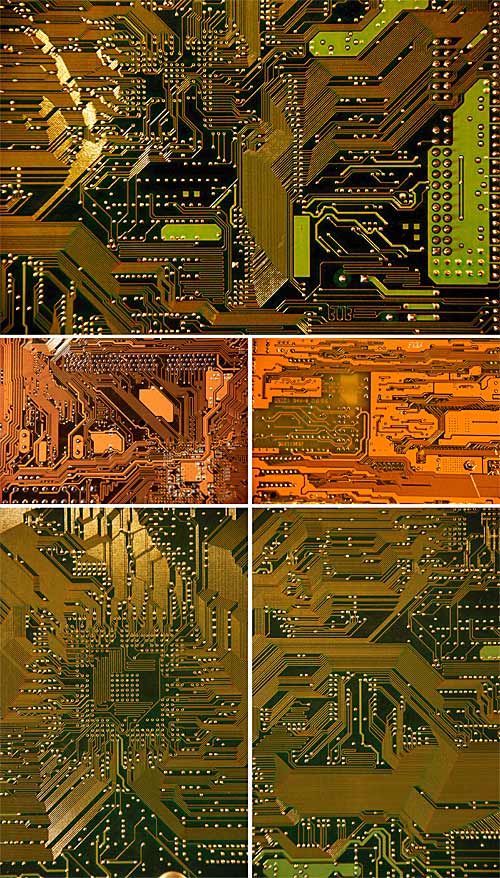 Circuit board textures