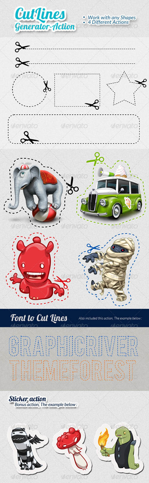 Scicors Cut Lines Generator Scicors Cut Lines Generator