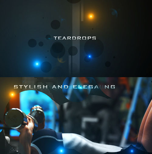 VideoHive - Teardrops - Project for After Effects VideoHive - Teardrops - Project for After Effects