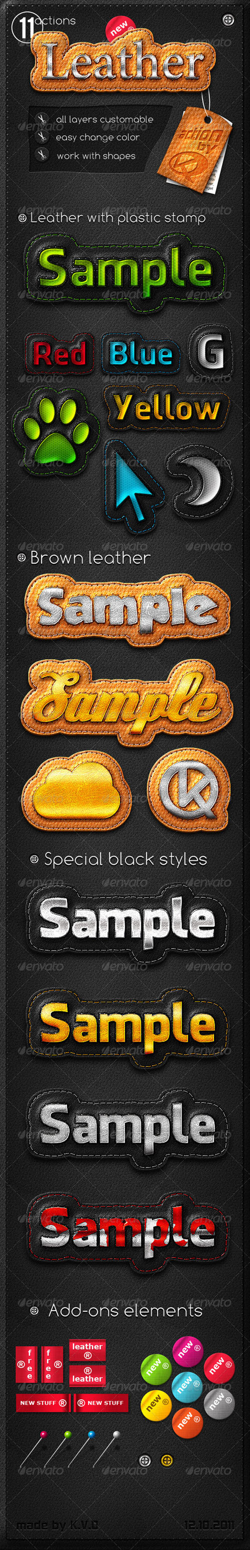 GraphicRiver - Leather Stripe Actions 671744 GraphicRiver - Leather Stripe Actions 671744