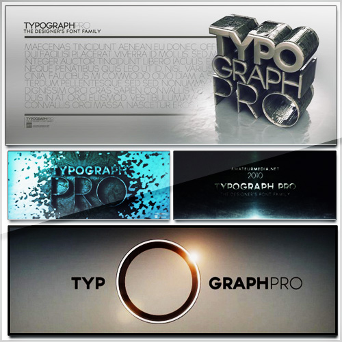 7 TYPOGRAPH PRO FONTS