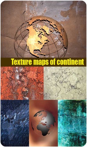 Texture maps of continent