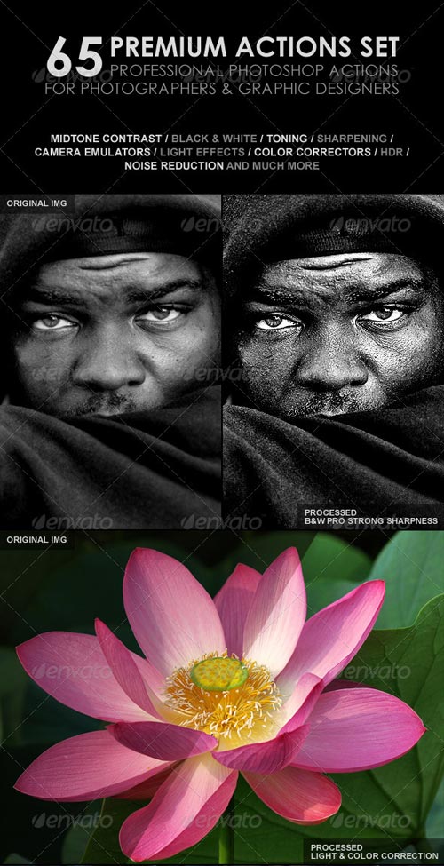 GraphicRiver 65 Premium Actions Set - REUPLOAD GraphicRiver 65 Premium Actions Set - REUPLOAD