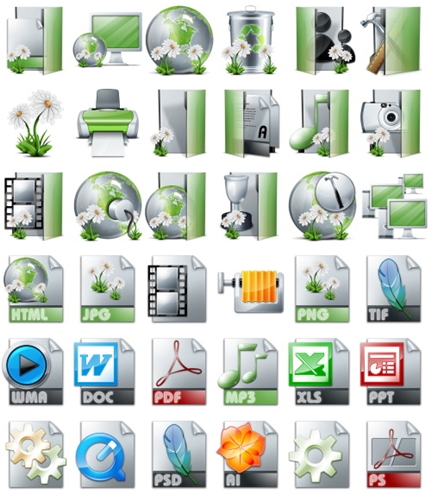 Spring Icons Spring Icons