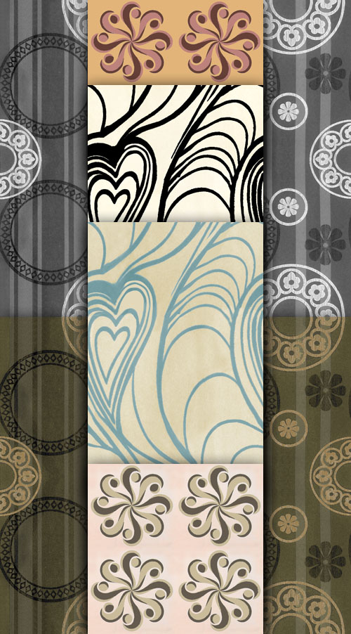 A set of spring textures