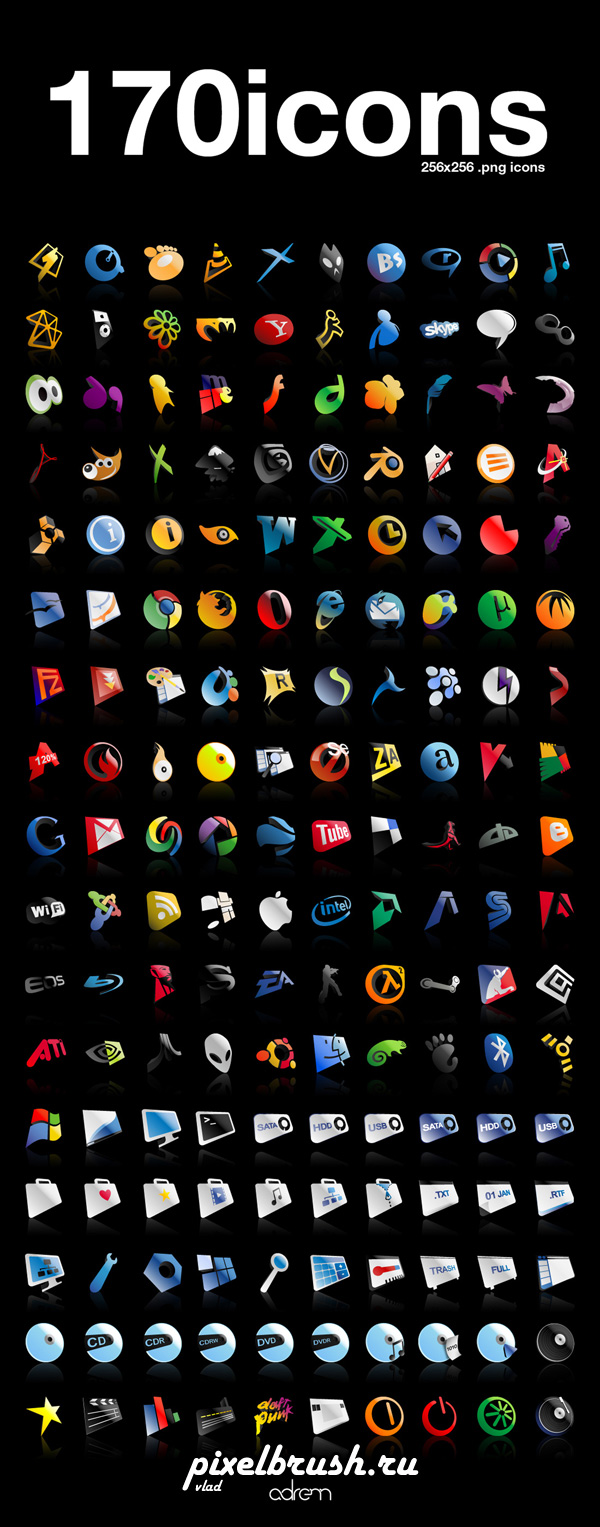 170 Dock Icons - Иконки 170 Dock Icons - Иконки