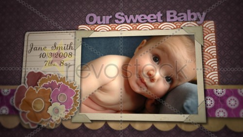 Revostock - Baby Girl Scrapbook 153583 - Projects for After Effects Revostock - Baby Girl Scrapbook 153583 - Projects for After Effects