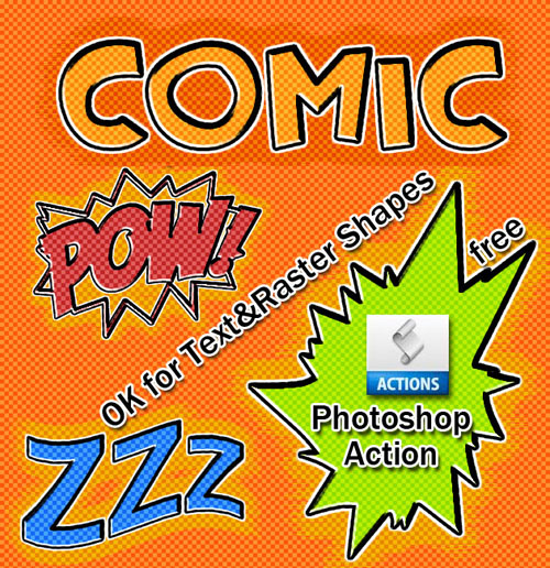 Comics Photoshop Action Comics Photoshop Action