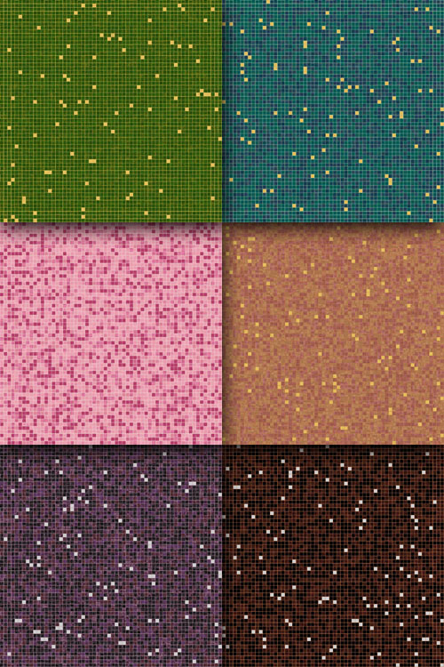 A set of mosaic textures