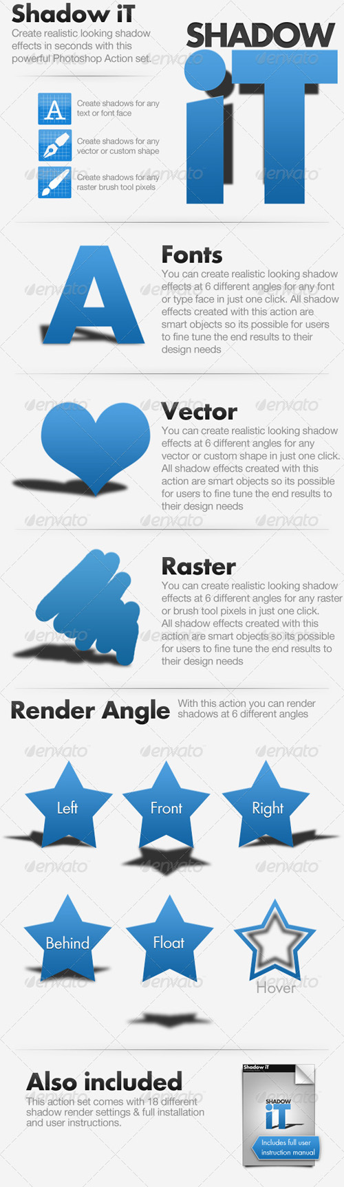 GraphicRiver Shadow iT - Shadow Creator Actions Pack GraphicRiver Shadow iT - Shadow Creator Actions Pack