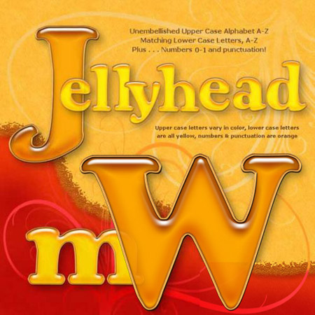 Jelly Head Alphabet