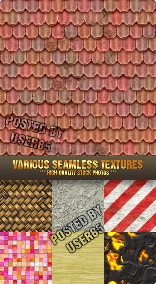 Stock Photo - Various Seamless Textures Stock Photo - Various Seamless Textures