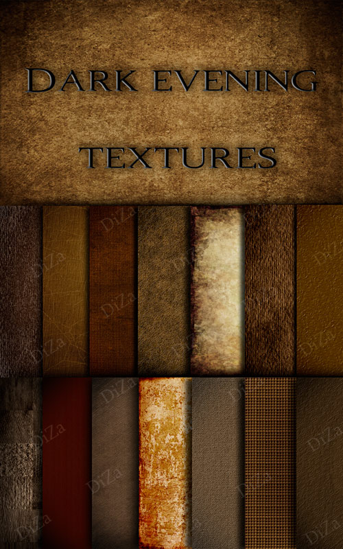 Dark evening textures Dark evening textures