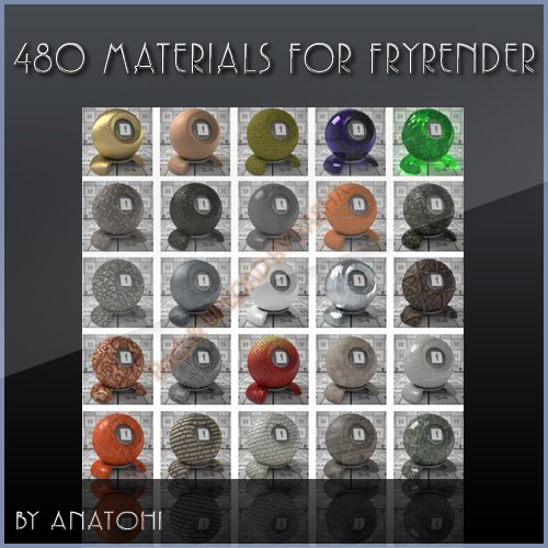 480 Materials For Fryrender 480 Materials For Fryrender