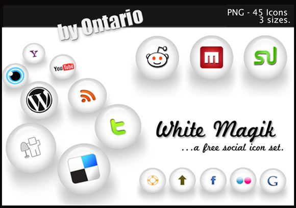 White Magic Social Icons White Magic Social Icons