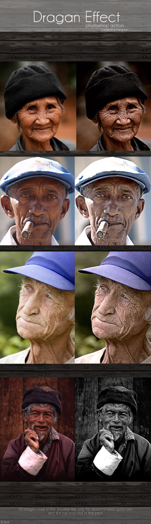 Action for Photoshop - Dragan Effect Action for Photoshop - Dragan Effect