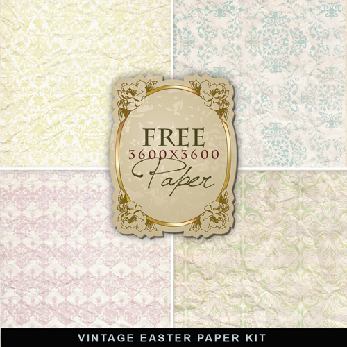 Textures - Vintage Easter Papers Textures - Vintage Easter Papers