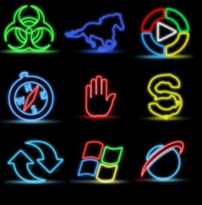 Набор иконок Neon Icons Набор иконок Neon Icons