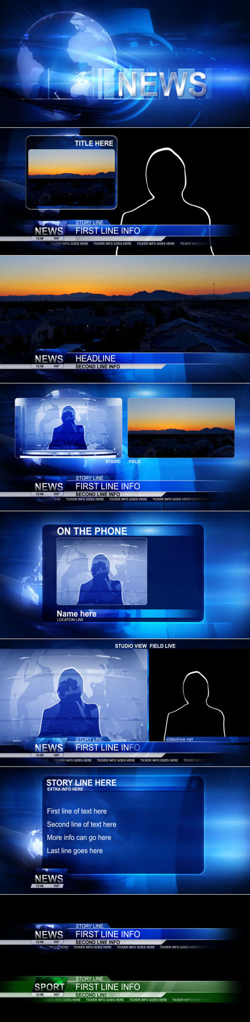 Videohive - Broadcast Design - News Package 126180 - Projects for After Effects Videohive - Broadcast Design - News Package 126180 - Projects for After Effects