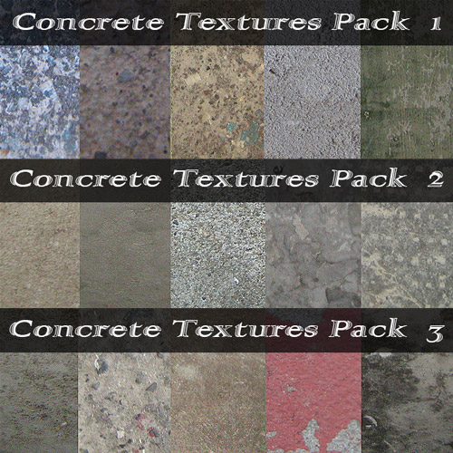Concrete Textures Pack -  