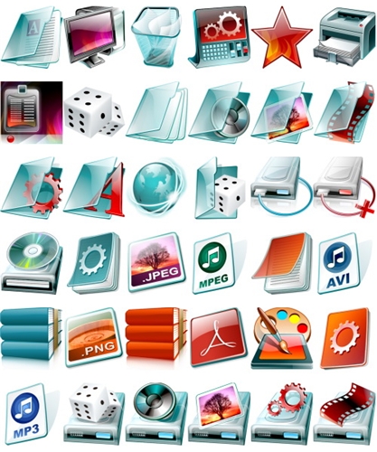 Flash Live System Icons Flash Live System Icons