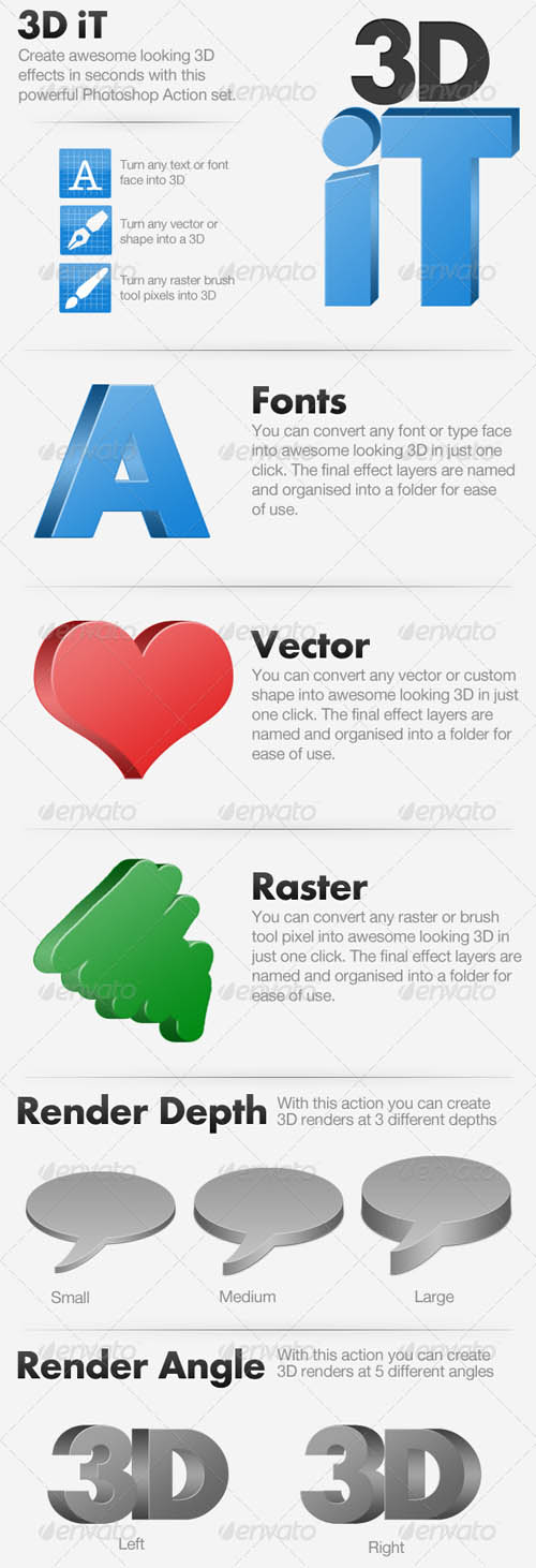 GraphicRiver - 3D iT - 15 3D Rendering Actions 120931 GraphicRiver - 3D iT - 15 3D Rendering Actions 120931