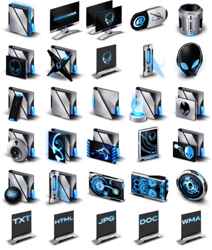 Alienware Invader Icons Alienware Invader Icons