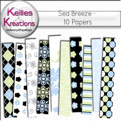 Textures - Sea Breeze Papers
