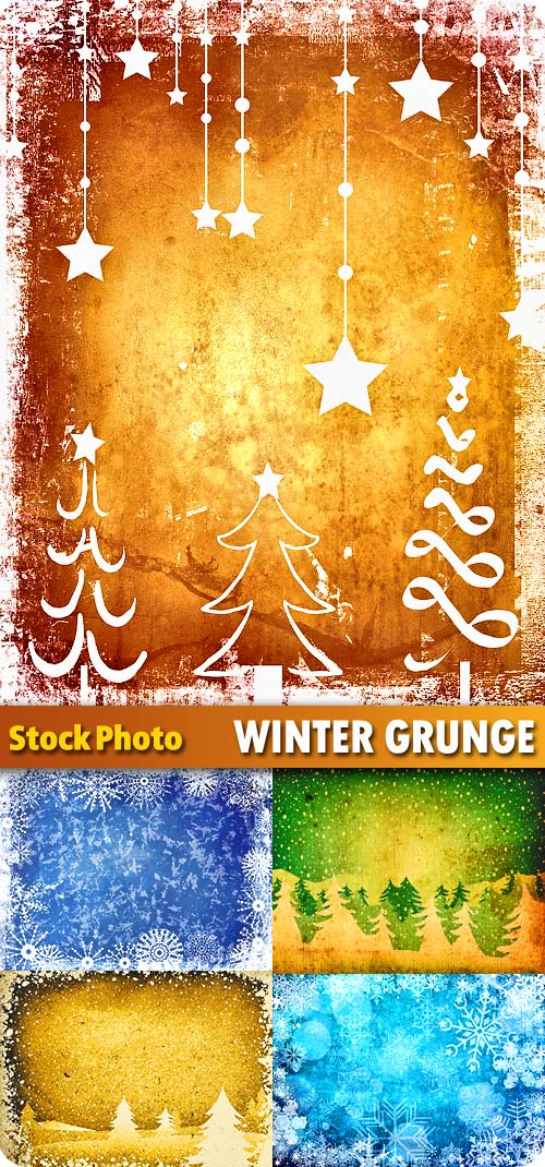 Winter grunge backgrounds