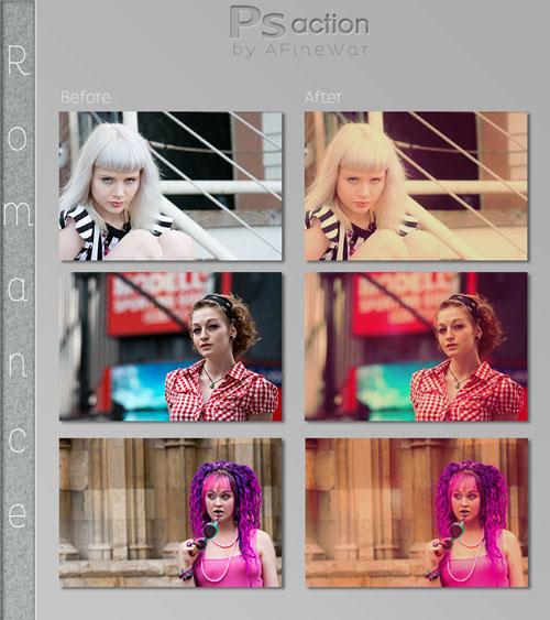 Romance Photoshop Actions Romance Photoshop Actions