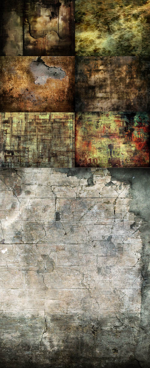 A set of grungy textures