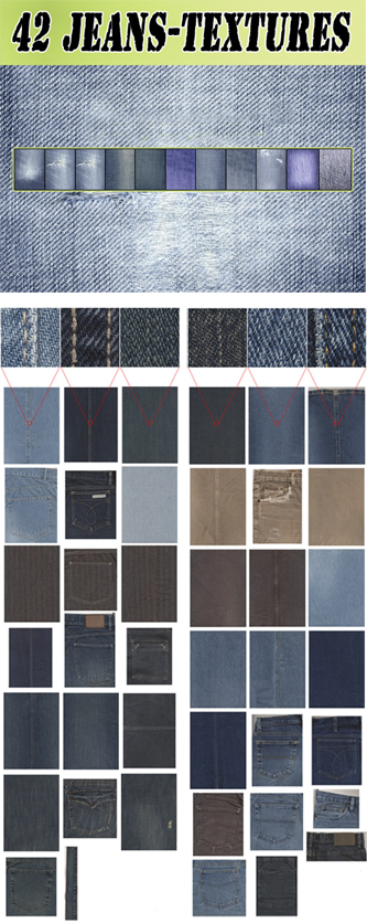 Jeans-Textures