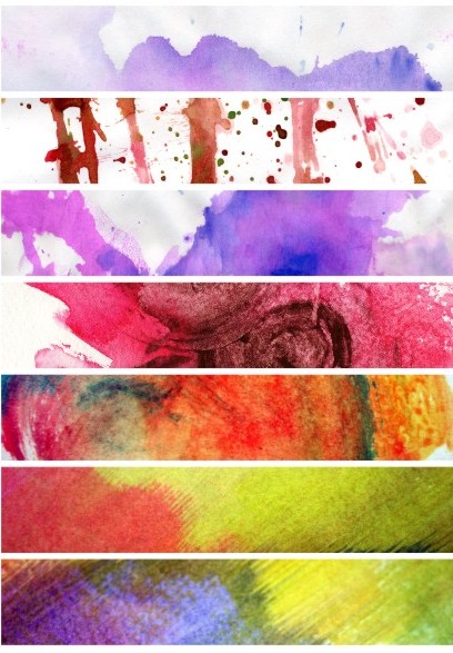 36 Watercolor Textures - �������� ��������