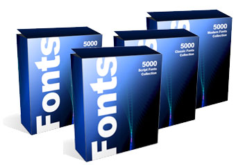 5000 Fonts Collection