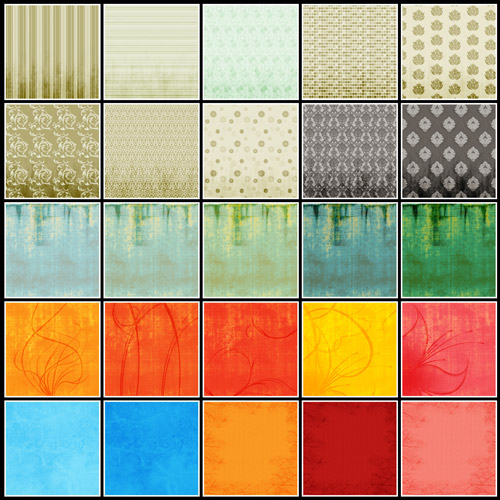 25 textured papers set