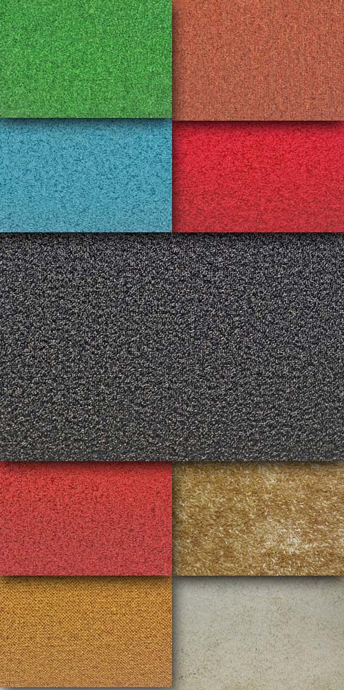 A set of carpet textures