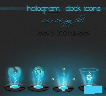 Hologram Dock Icons 1.0 Hologram Dock Icons 1.0