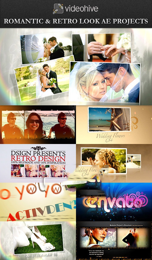 Romantic & Retro Look After Effect Projects Romantic & Retro Look After Effect Projects