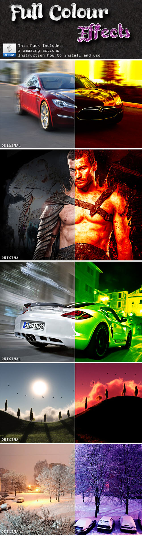 Full Colour Photoshop Effects Full Colour Photoshop Effects