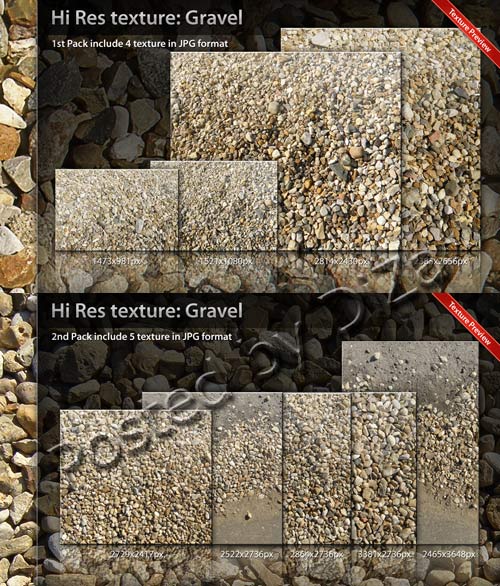 Texture Gravel Pack 01, 02