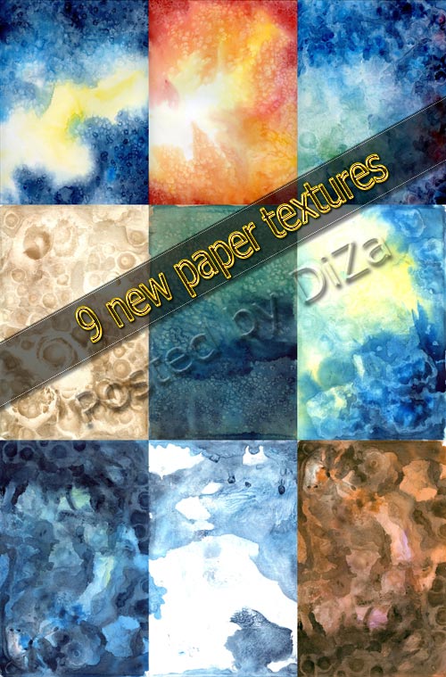8 new paper textures