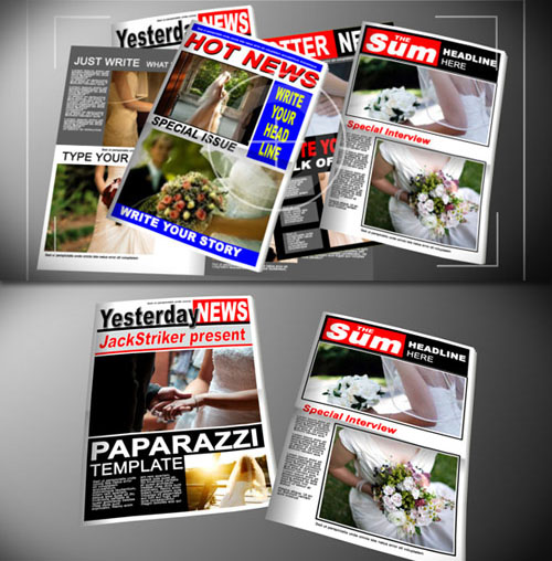 Videohive - Paparazzi Tabloid Newspaper 118929 - Projects for After Effects Videohive - Paparazzi Tabloid Newspaper 118929 - Projects for After Effects