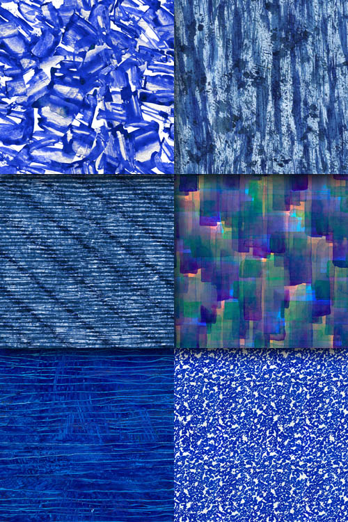 Blue texture set