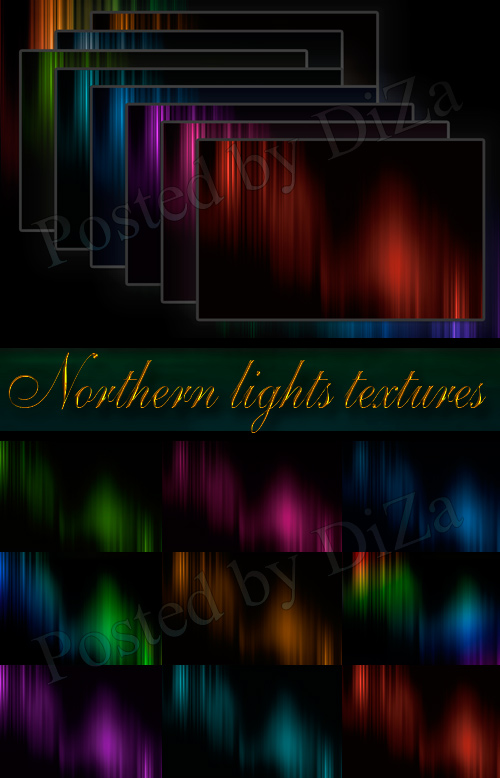 Northern lights textures