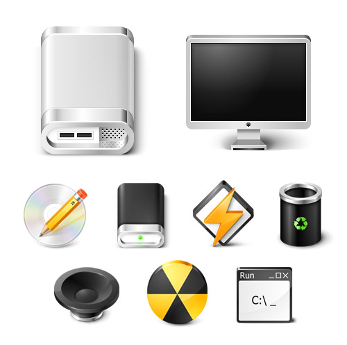 NX10 Desktop Icons